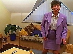 Young Stud Propositions Nasty Old Dame